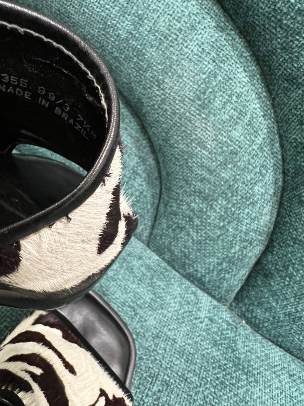 Franco Sarto cowhide slide 7.5 - Picture 7 of 8